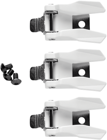 Zestaw klamer do butów Thor Radial white