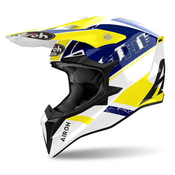 Kask Airoh Wraaap Feel yellow/blue