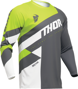 Bluza juniorska Thor Sector Checker gray/acid